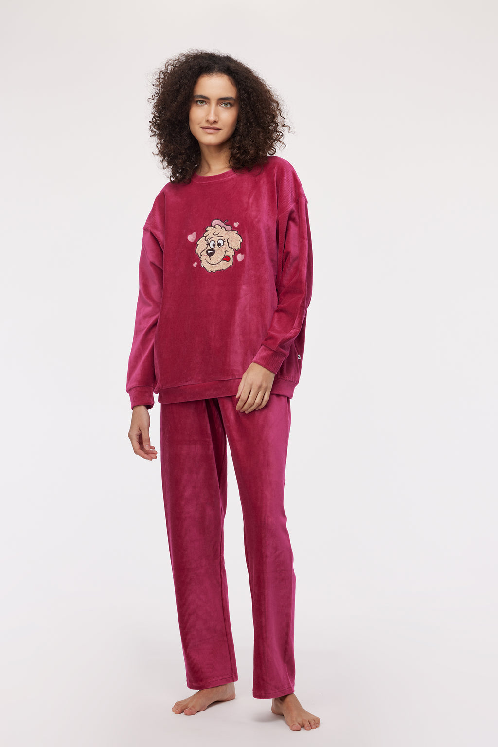 Pyjama's roze Woody