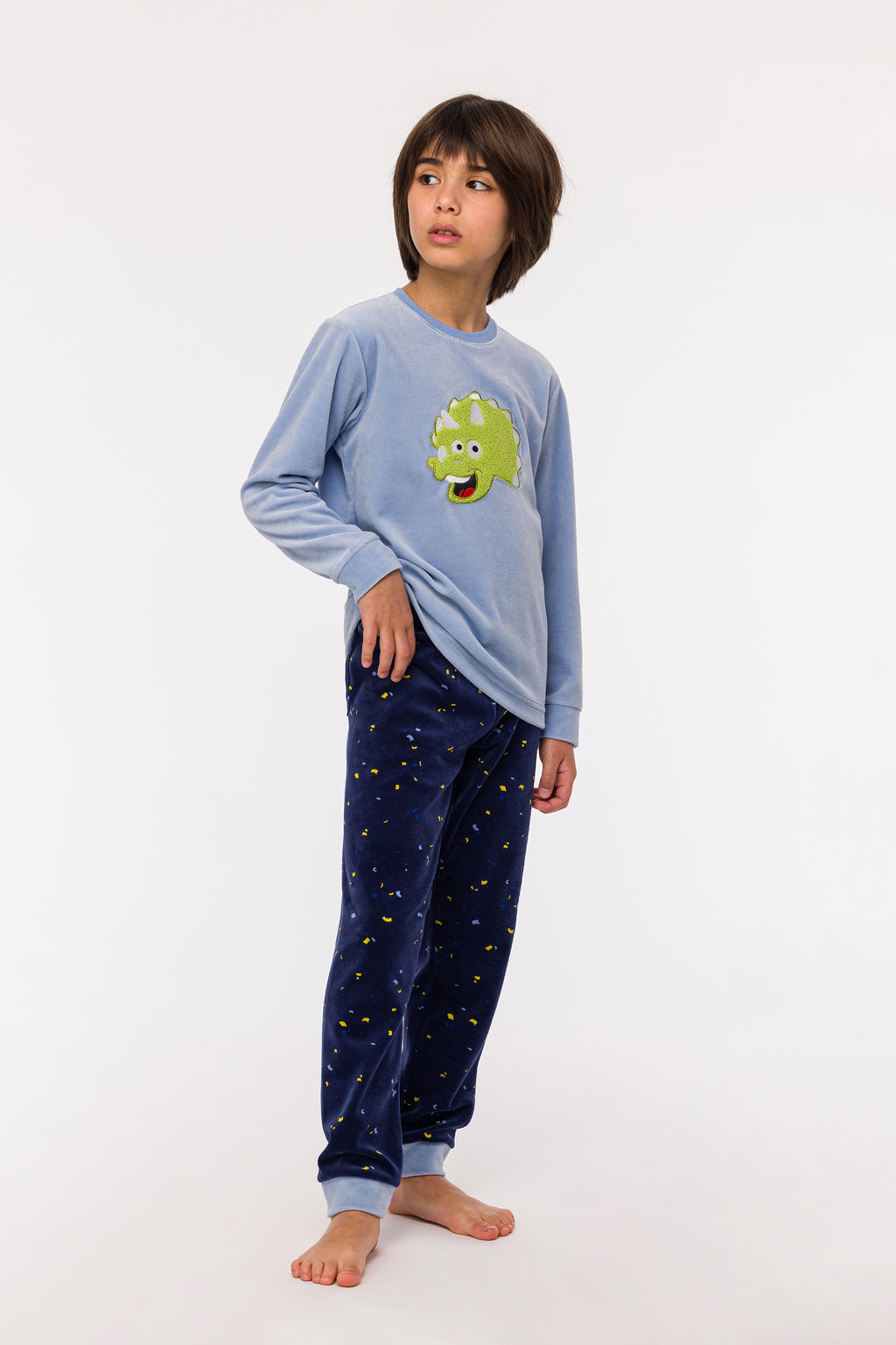 Pyjama's blauw Woody