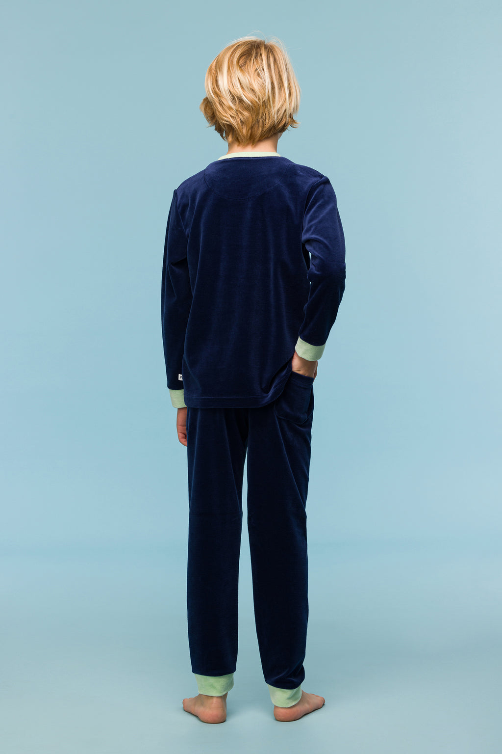 Pyjama's blauw Woody