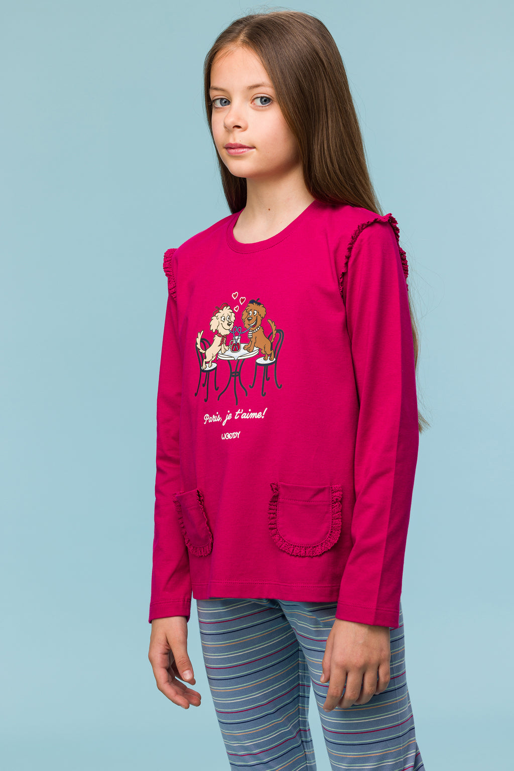 Pyjama's roze Woody
