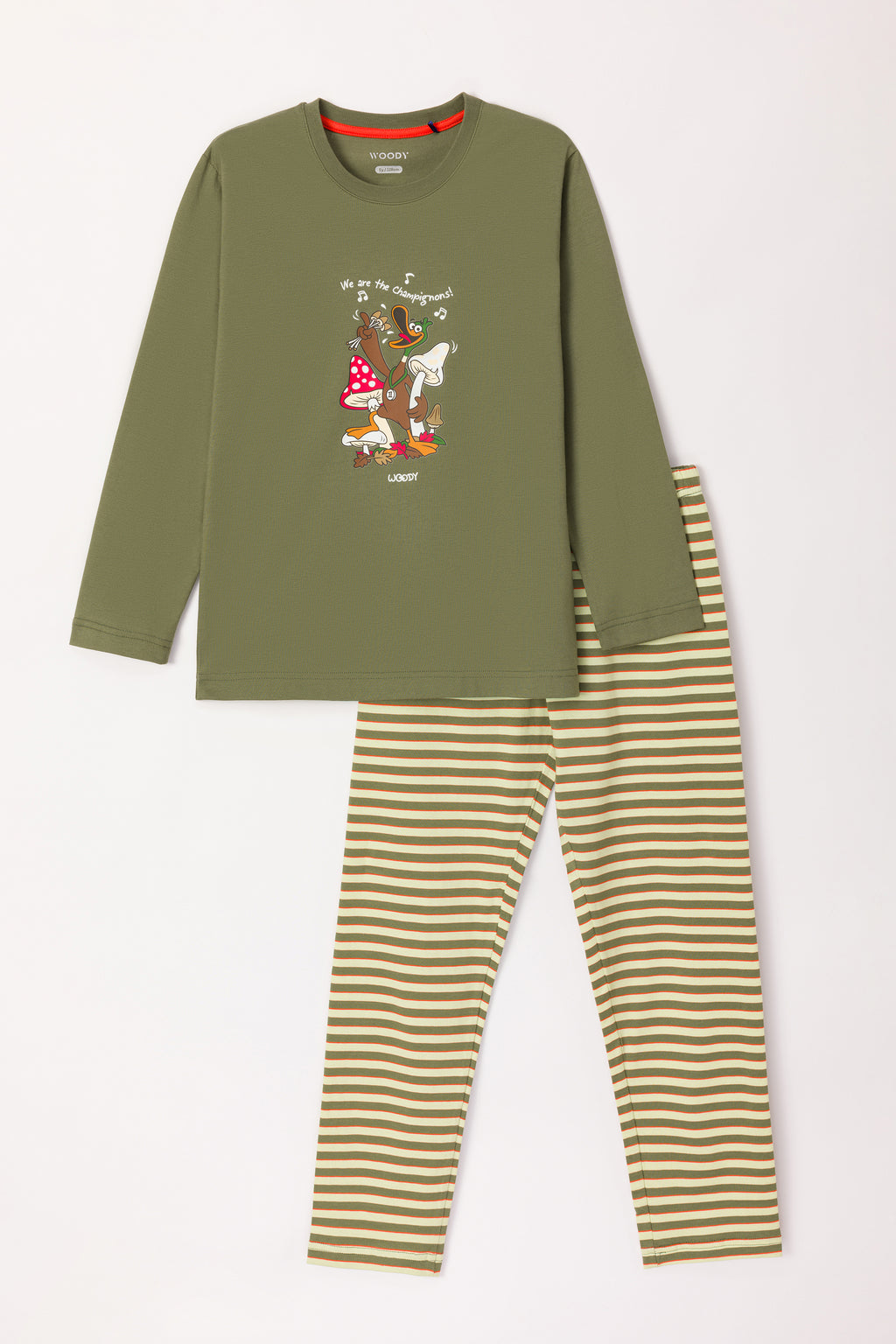 Pyjama's groen Woody