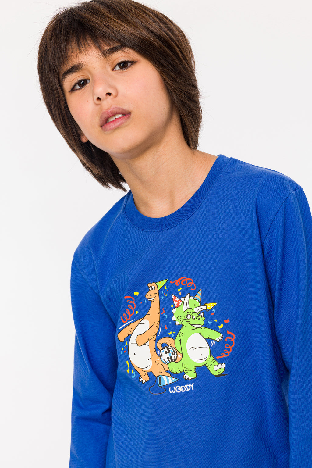 Pyjama's blauw Woody