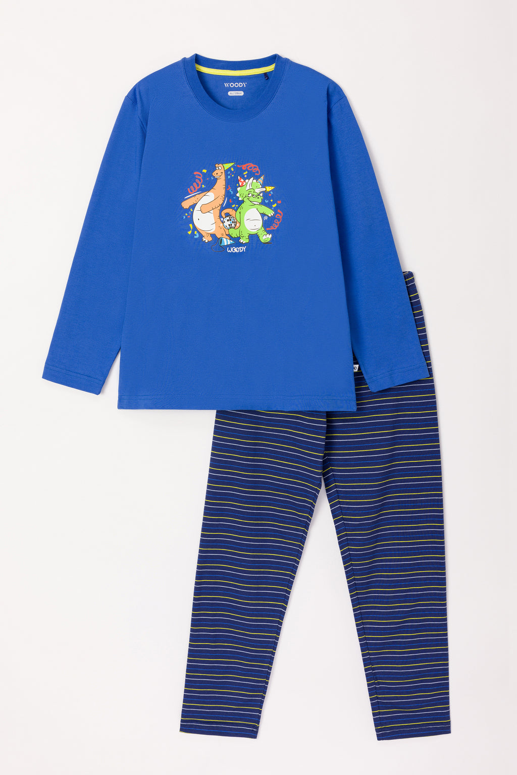 Pyjama's blauw Woody