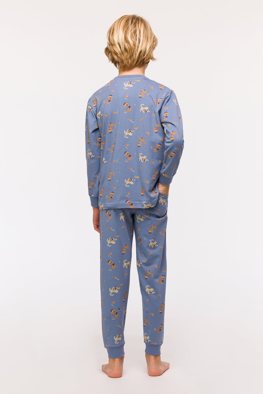 Pyjama's blauw Woody