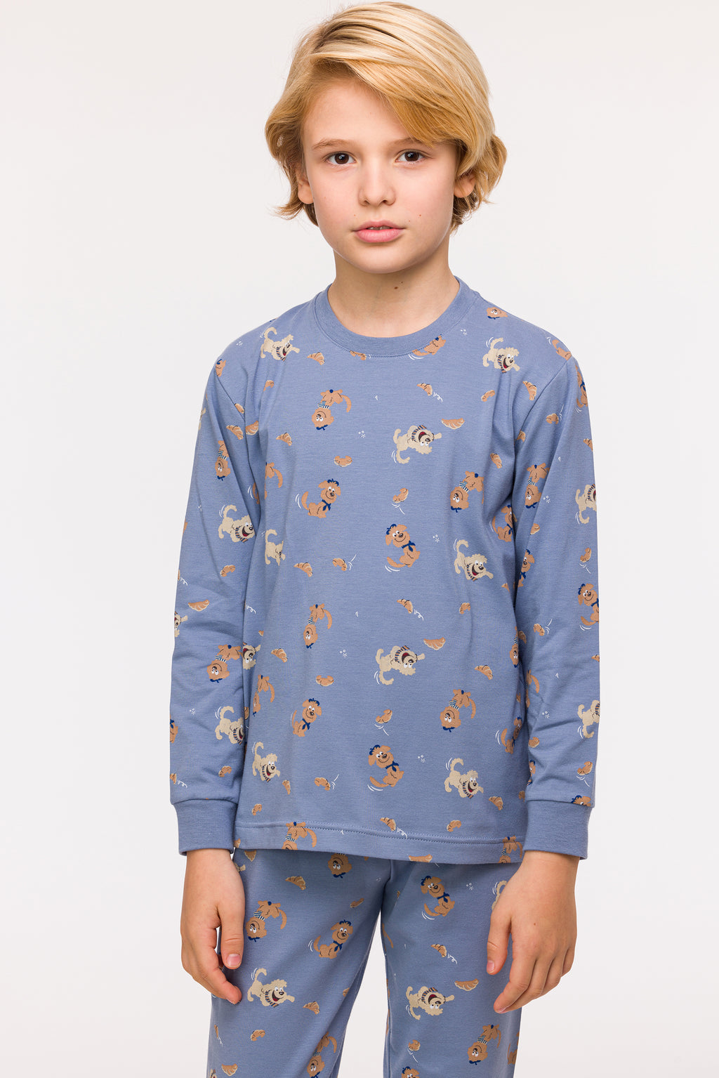Pyjama's blauw Woody