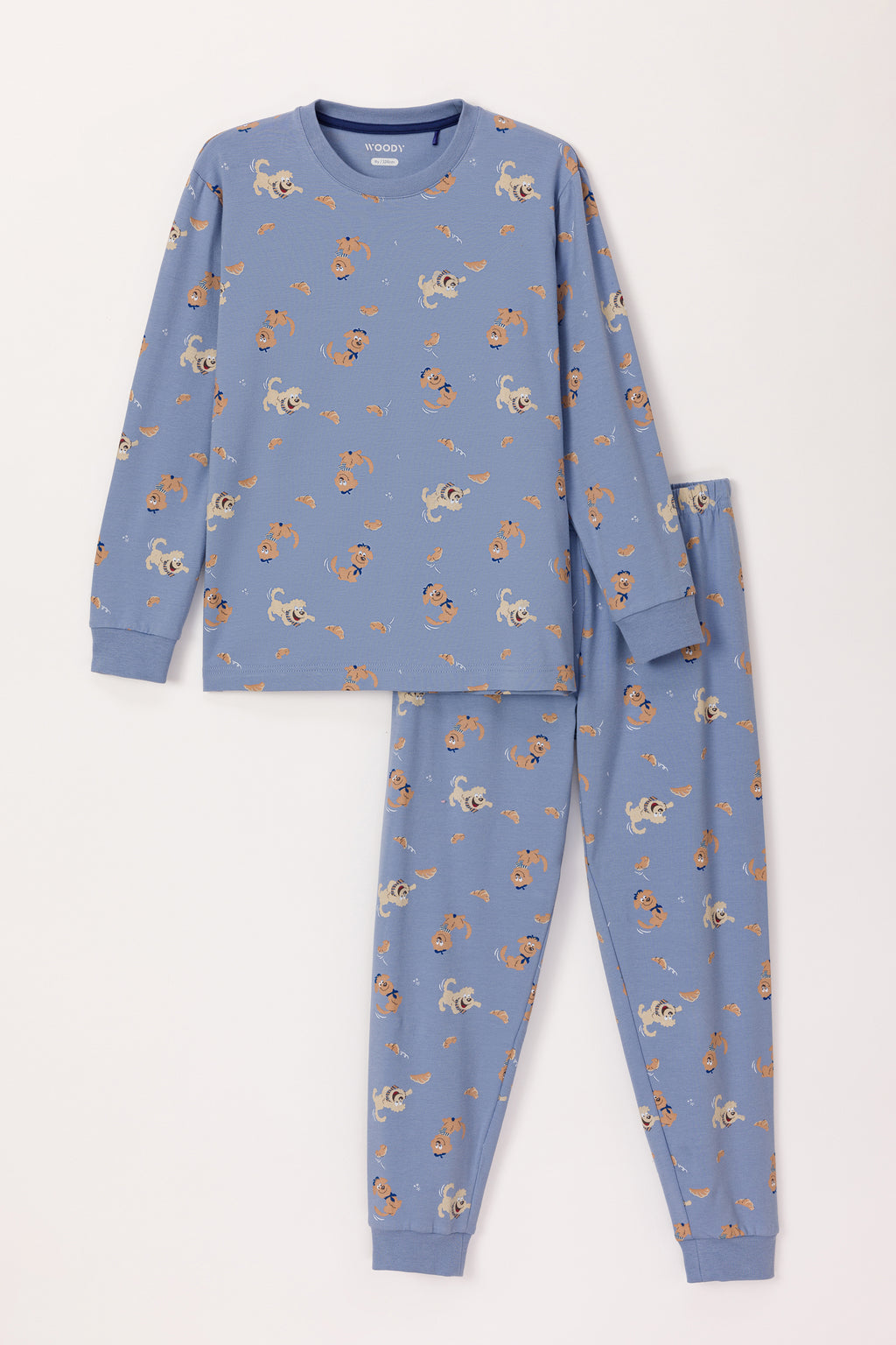 Pyjama's blauw Woody