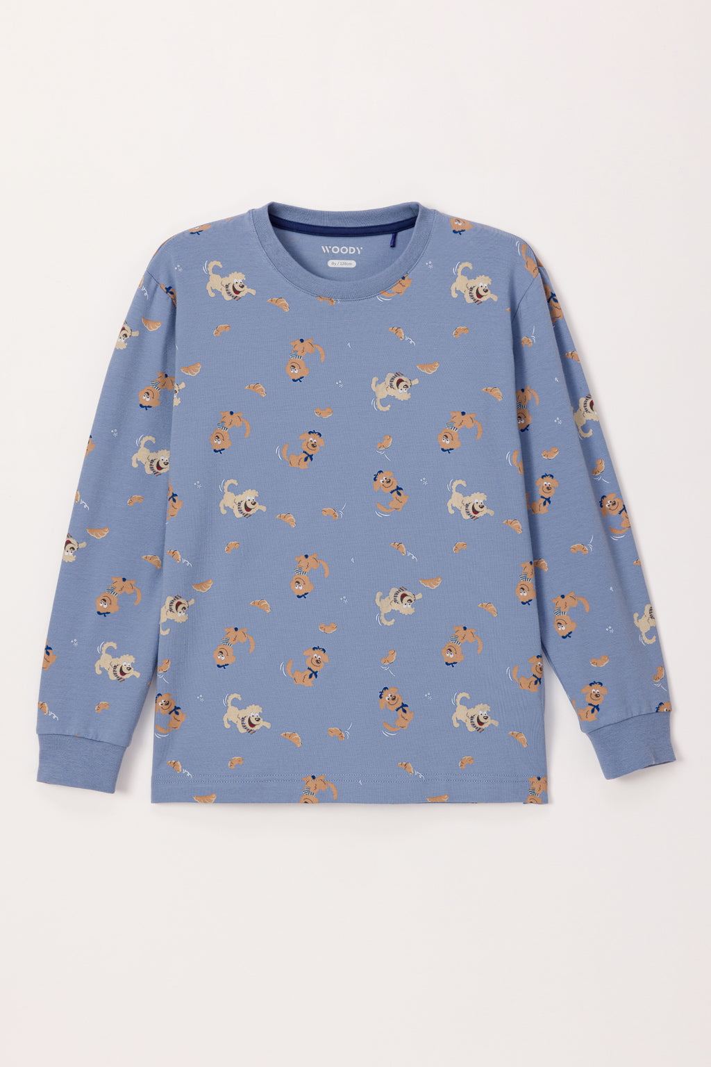 Pyjama's blauw Woody