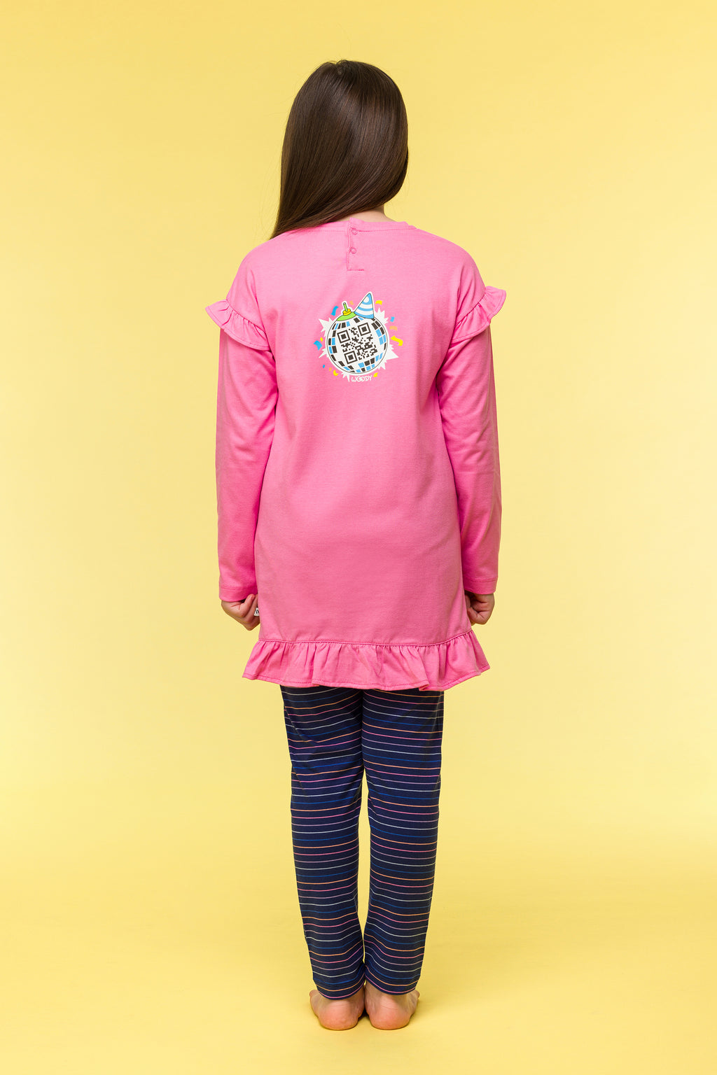 Pyjama's roze Woody