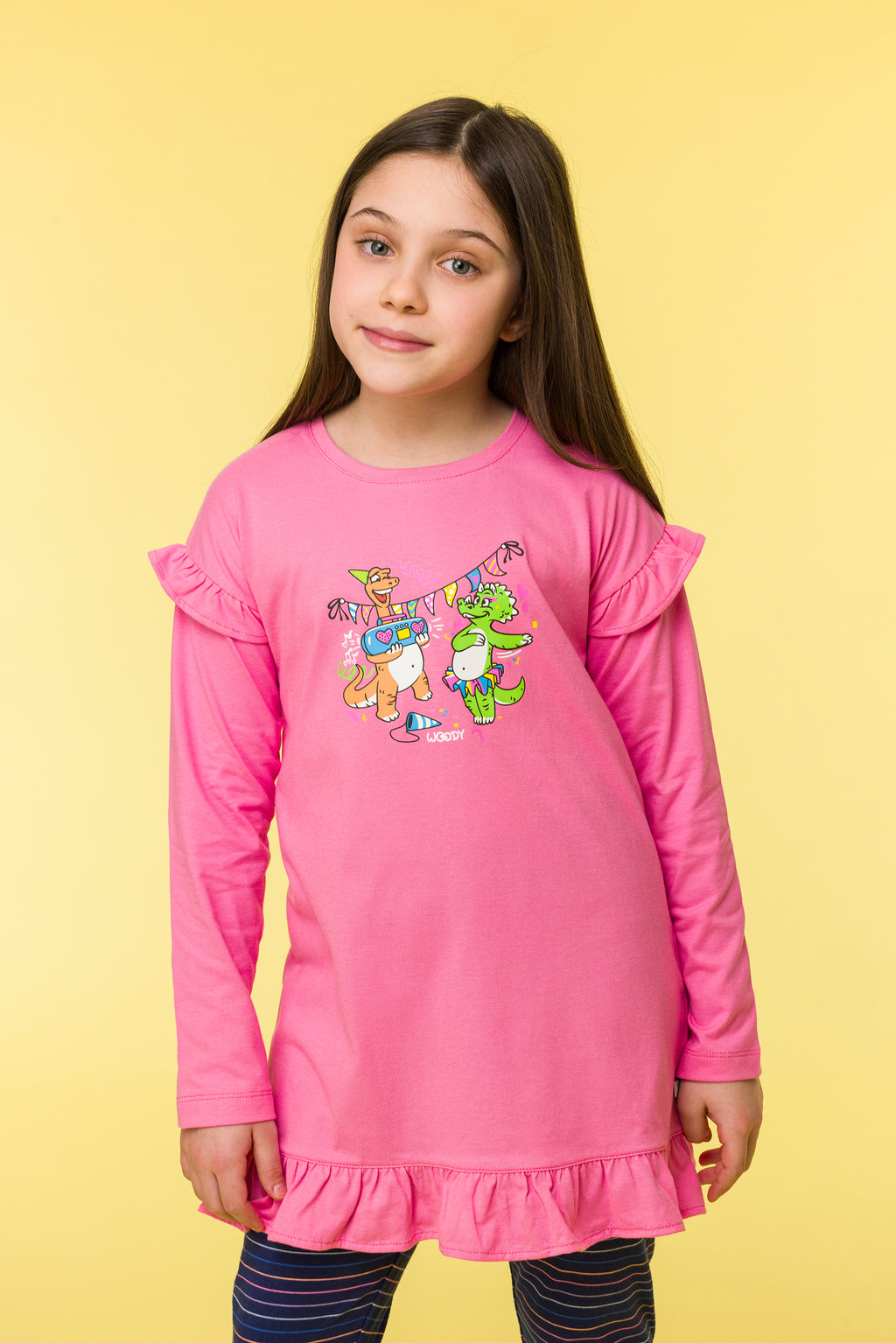 Pyjama's roze Woody