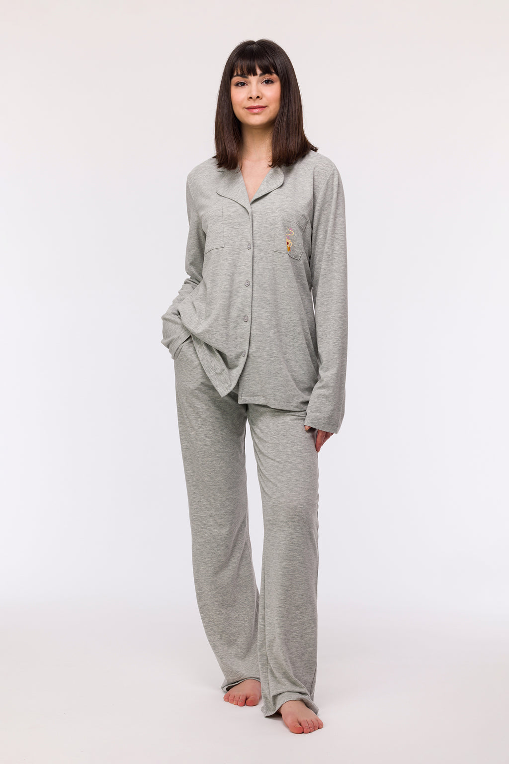 Pyjama's grijs Woody