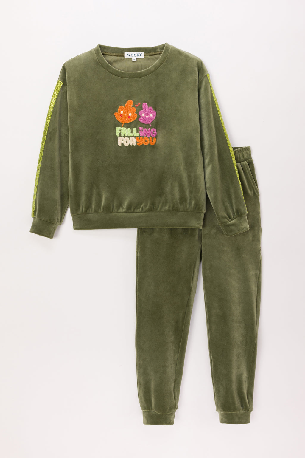 Pyjama's groen Woody