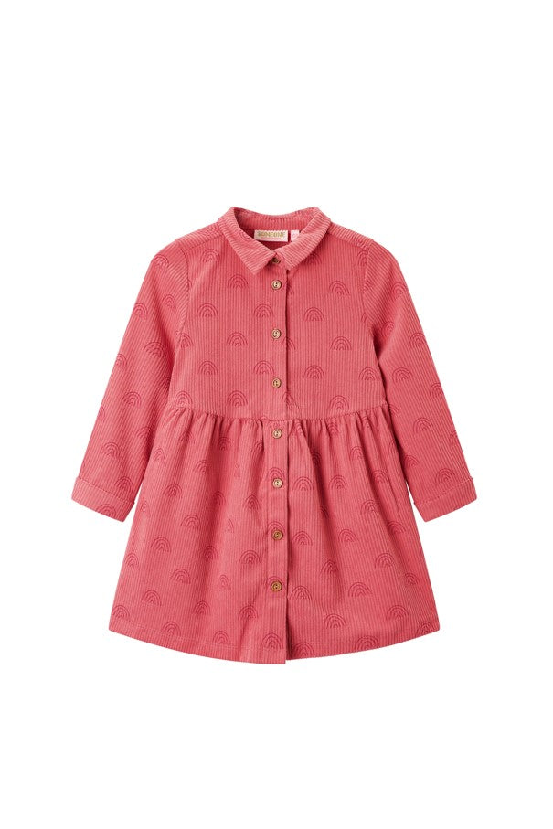 Jurken lange mouw roze Someone