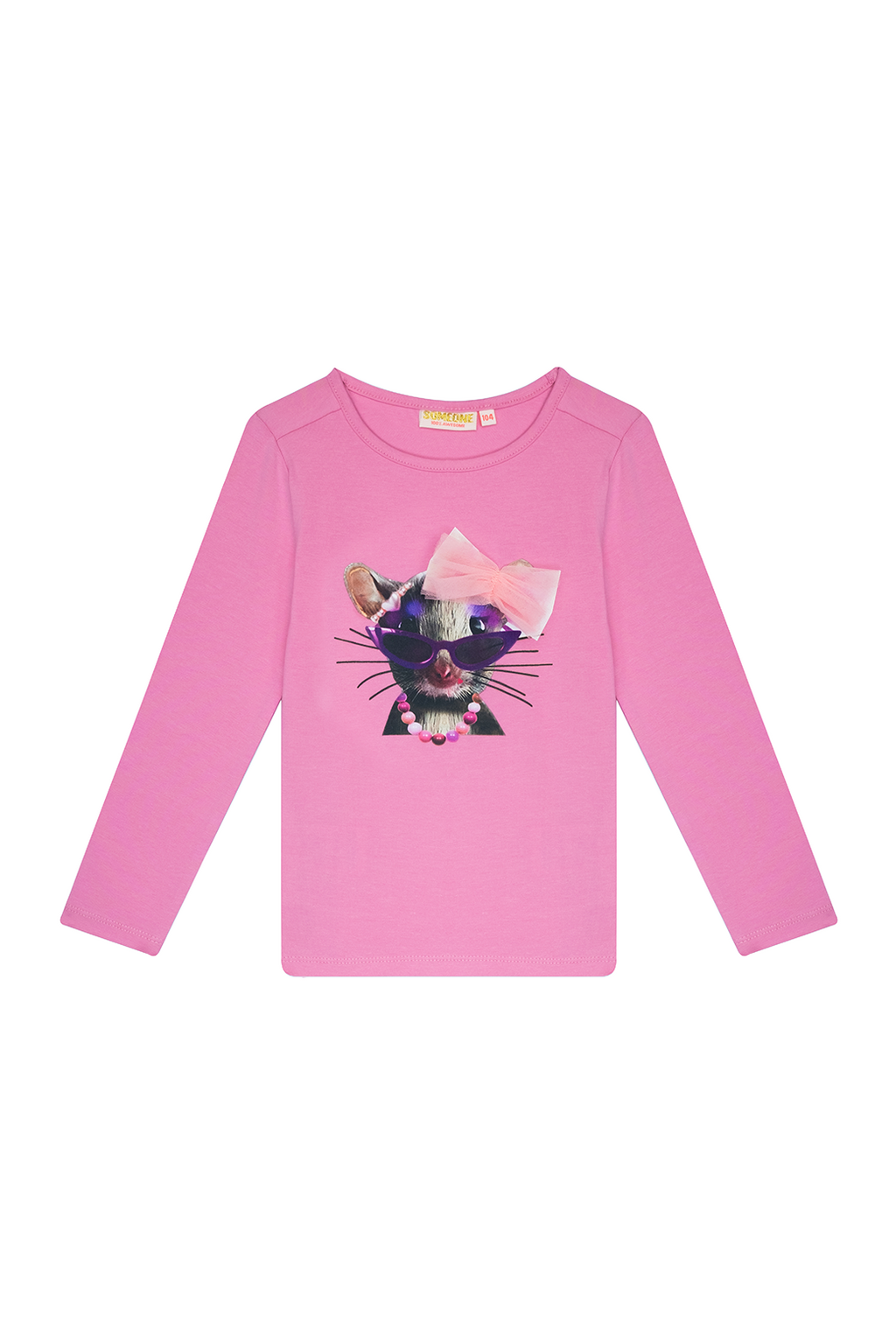 T-shirts lange mouw roze Someone