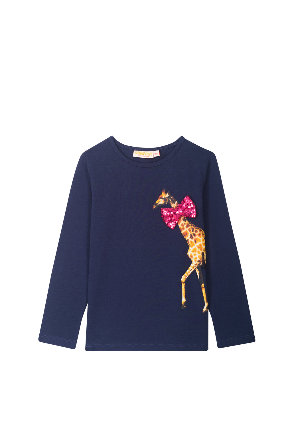 T-shirts lange mouw blauw Someone