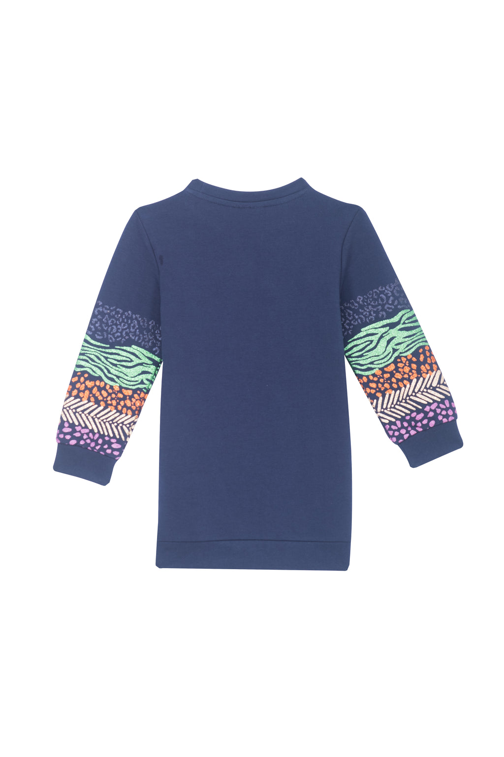 Jurken lange mouw blauw Someone