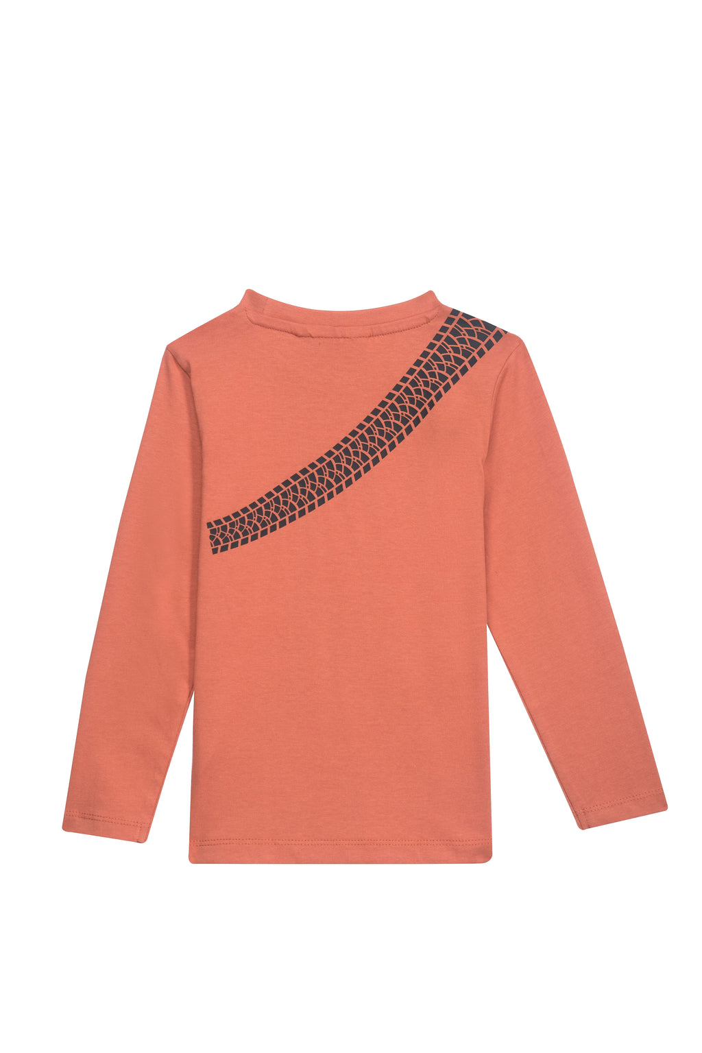 T-shirts lange mouw oranje Someone