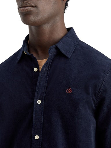 Hemden lange mouw navy Scotch & Soda