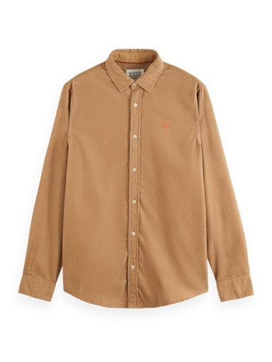 Hemden lange mouw beige Scotch & Soda