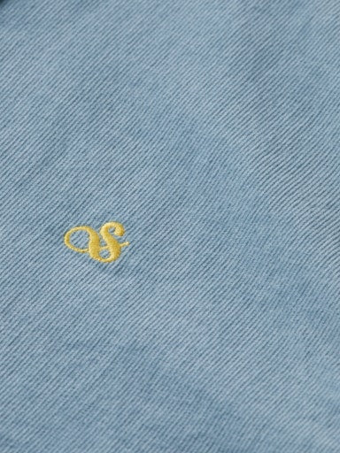 Hemden lange mouw blauw Scotch & Soda