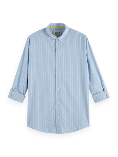 Hemden lange mouw blauw Scotch & Soda