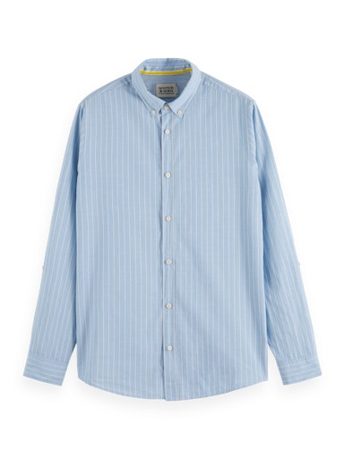 Hemden lange mouw blauw Scotch & Soda