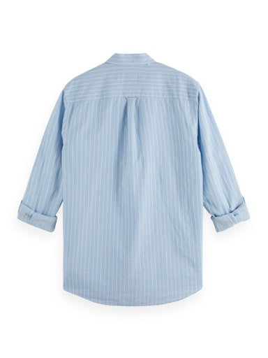 Hemden lange mouw blauw Scotch & Soda