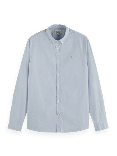 Hemden lange mouw blauw Scotch & Soda