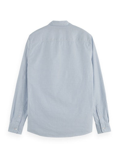 Hemden lange mouw blauw Scotch & Soda