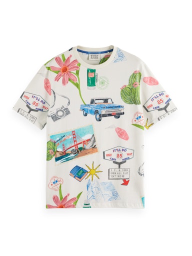 T-shirts korte mouw grijs Scotch & Soda