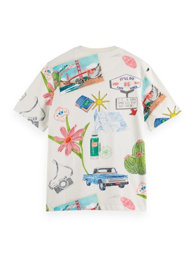 T-shirts korte mouw grijs Scotch & Soda