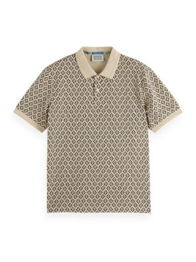 Polo's korte mouw beige Scotch & Soda