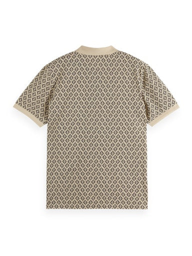 Polo's korte mouw beige Scotch & Soda