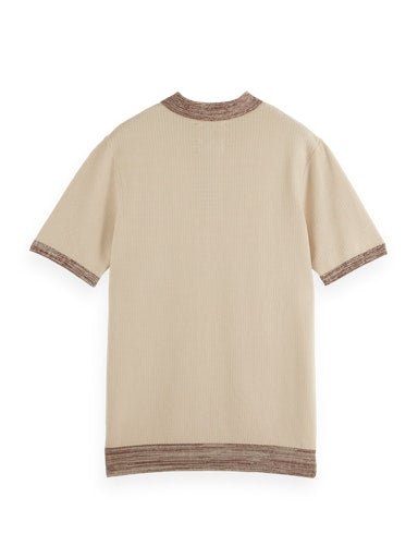 Polo's korte mouw beige Scotch & Soda