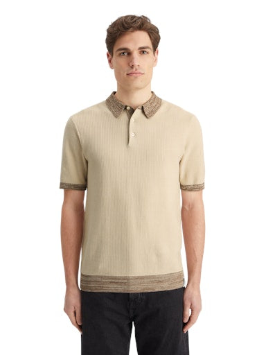 Polo's korte mouw beige Scotch & Soda
