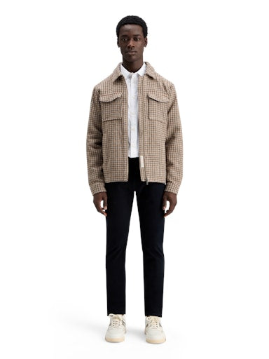 Hemden lange mouw bruin Scotch & Soda