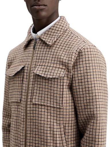 Hemden lange mouw bruin Scotch & Soda