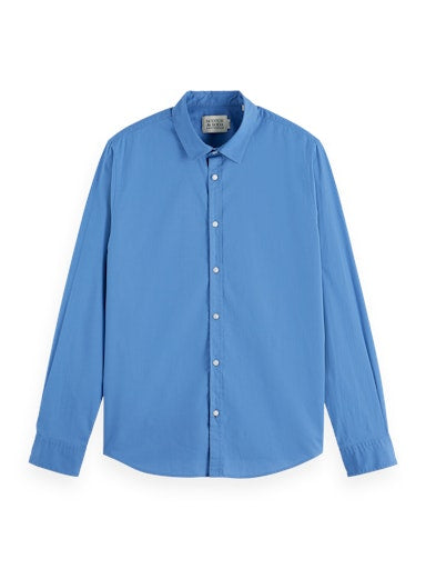 Hemden lange mouw blauw Scotch & Soda