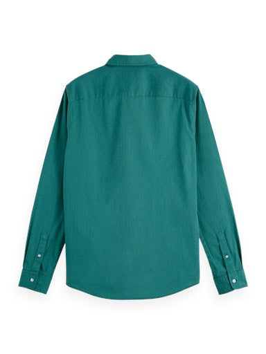 Hemden lange mouw groen Scotch & Soda