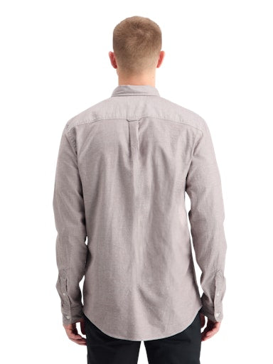 Hemden lange mouw bruin Scotch & Soda