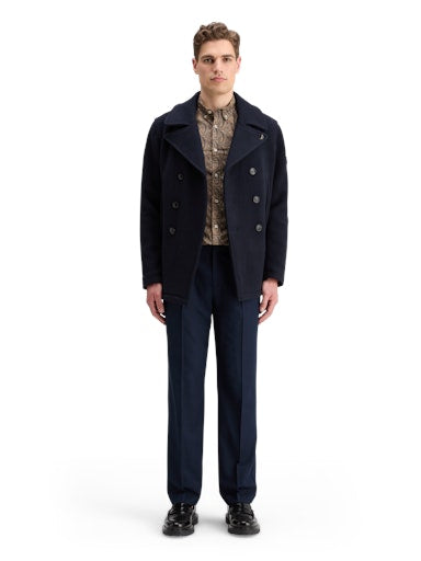 Hemden lange mouw bruin Scotch & Soda
