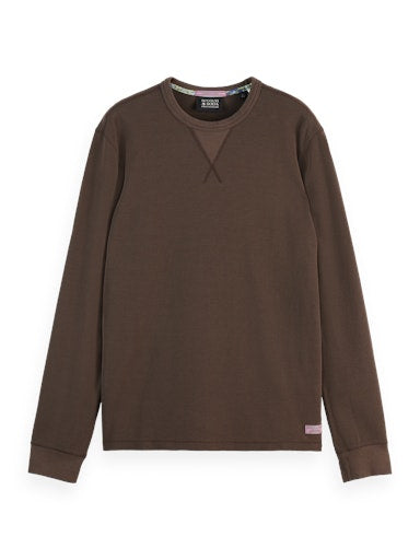 T-shirts lange mouw bruin Scotch & Soda