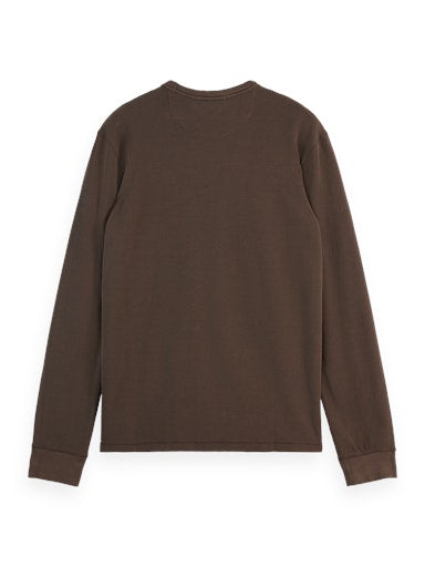 T-shirts lange mouw bruin Scotch & Soda