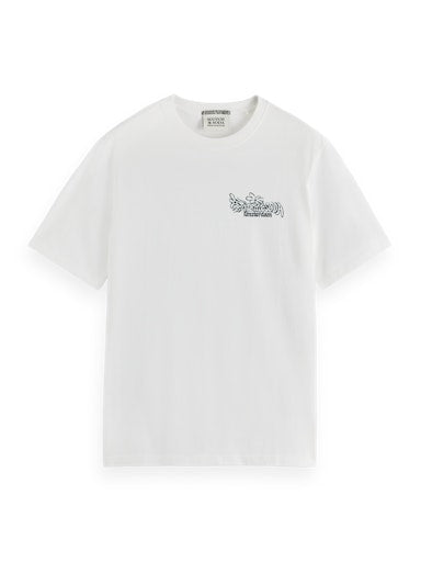 T-shirts korte mouw wit Scotch & Soda