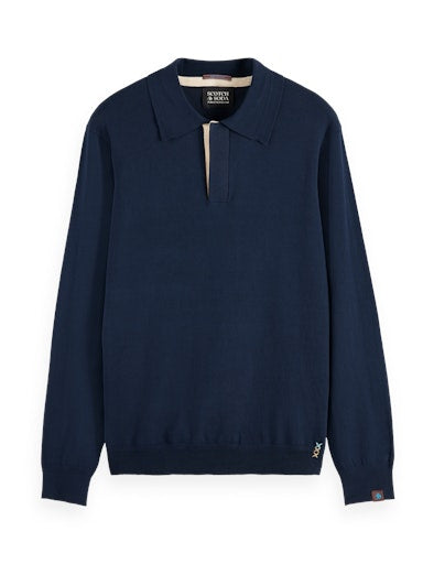 Polo's lange mouw navy Scotch & Soda