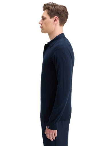 Polo's lange mouw navy Scotch & Soda