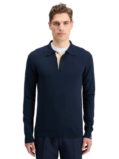 Polo's lange mouw navy Scotch & Soda