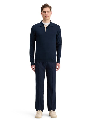 Polo's lange mouw navy Scotch & Soda