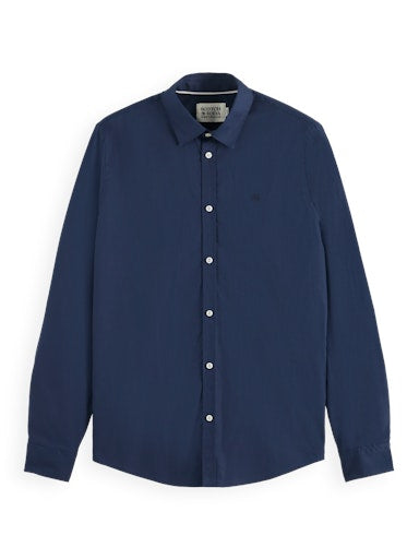 Hemden lange mouw blauw Scotch & Soda