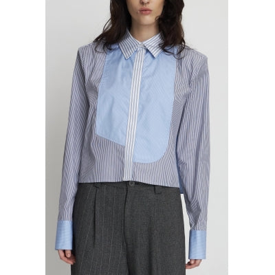 Blouses lange mouw blauw STELLA NOVA