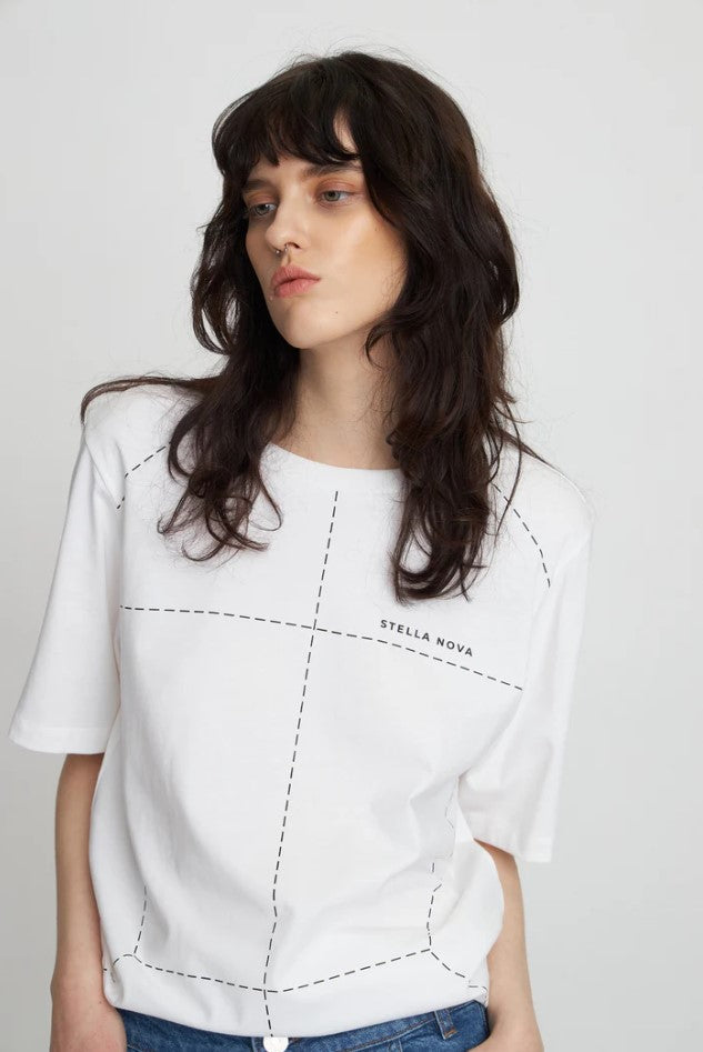 T-shirts korte mouw wit STELLA NOVA